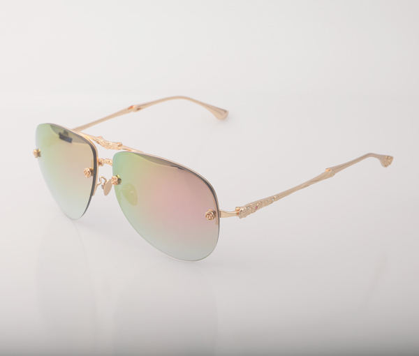 Metallic foldable sunglasses LY-002