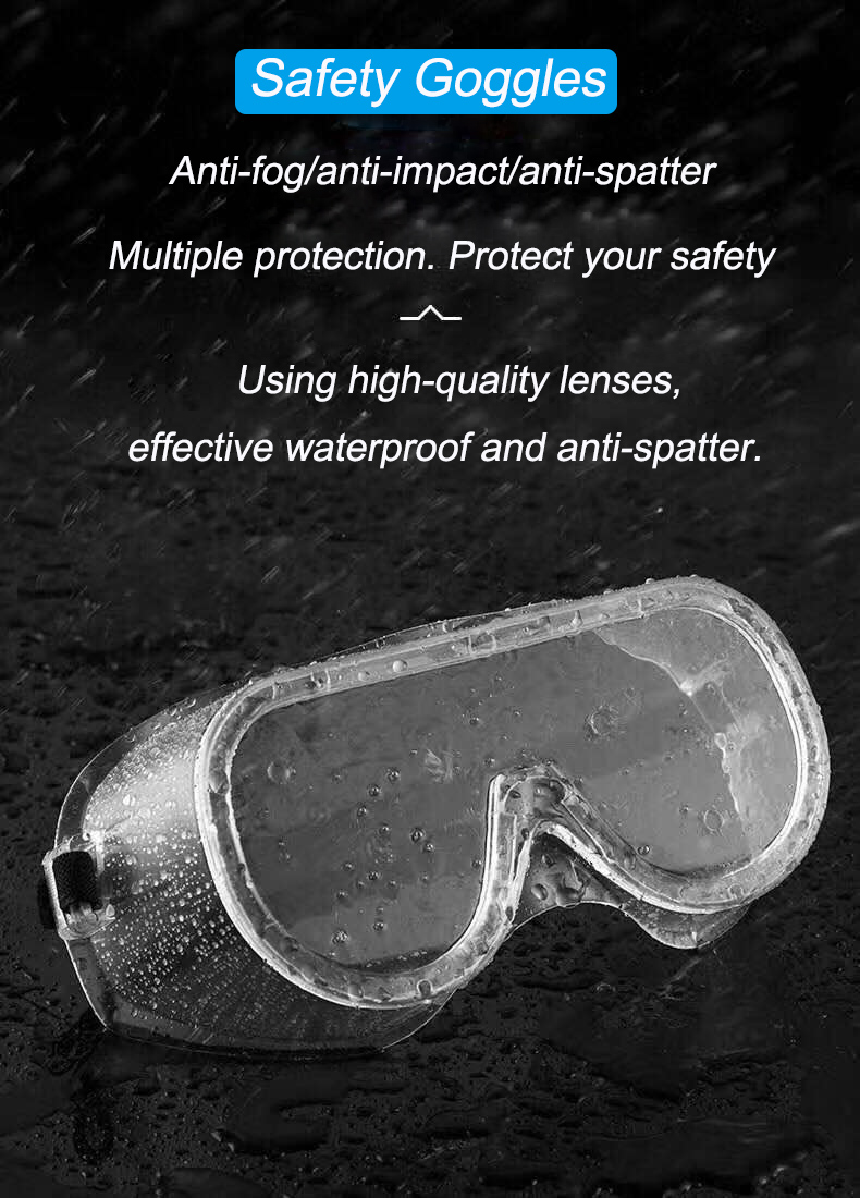 2020 Safety goggles protective goggles can wear optical glasses