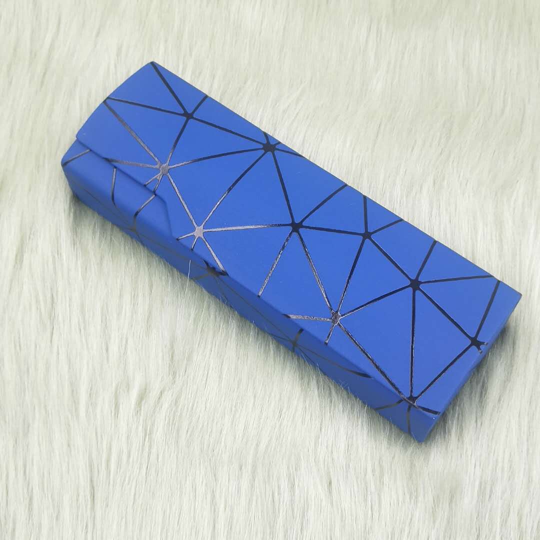 2020 Wholesale box square myopia optical glasses case antique compression eyewear case with customized logo