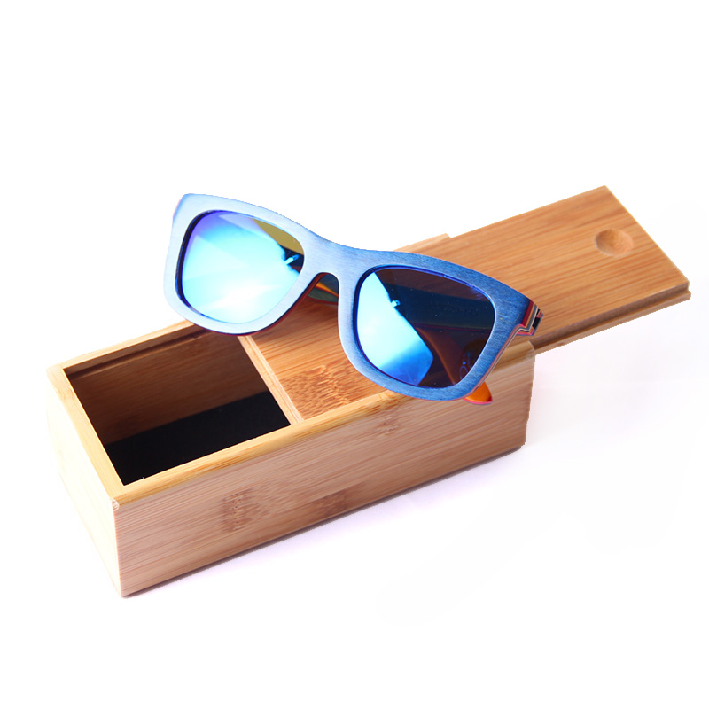 6004 Factory directly bamboo sunglasses box glasses with high quality