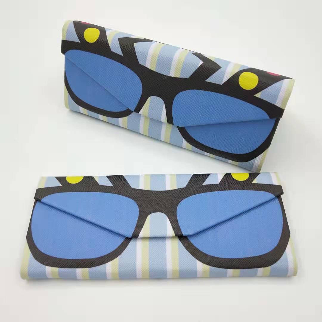 806 colorful glasses case blue sunglasses box withe good quality