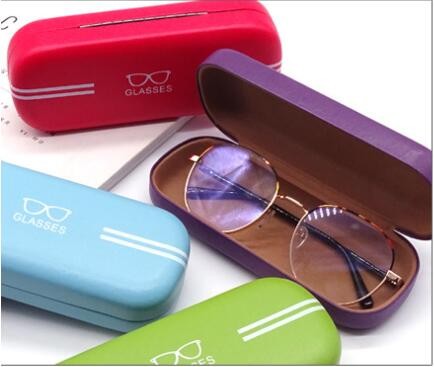 0809 case 2021 new male glasses case female creative personality sunglasses case big frame iron box glasses case