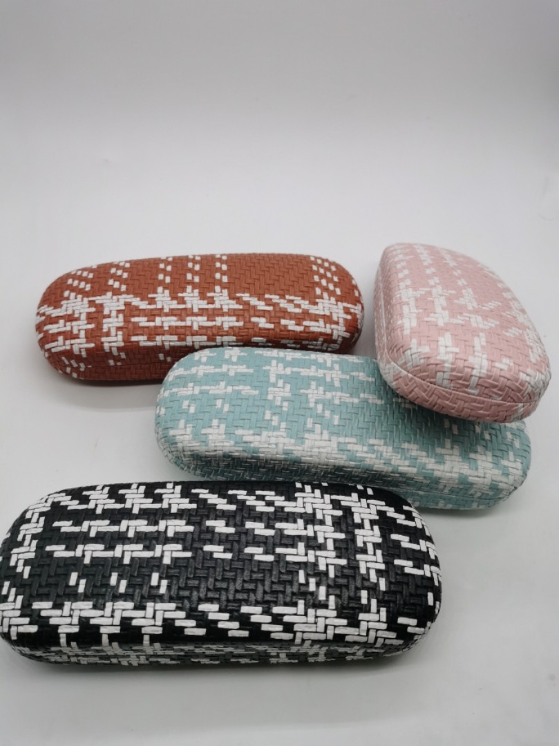 w--0229 2021 weave pattern compressive optical glasses case hard sunglasses case
