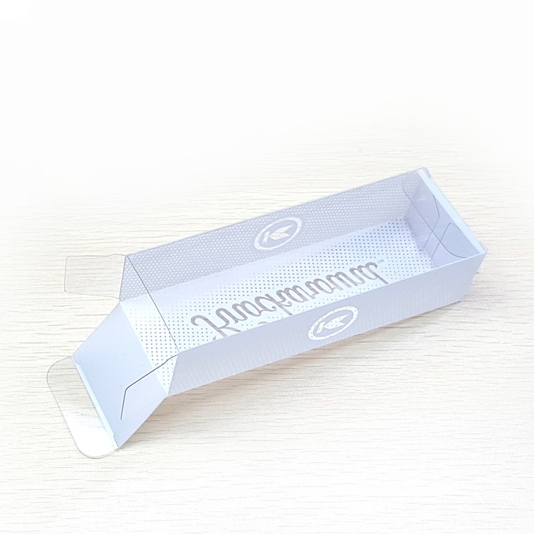 04014 pvc box 2021 Cheap price OEM transparent folding pvc gift box custom cosmetic perfume packaging case with clear window