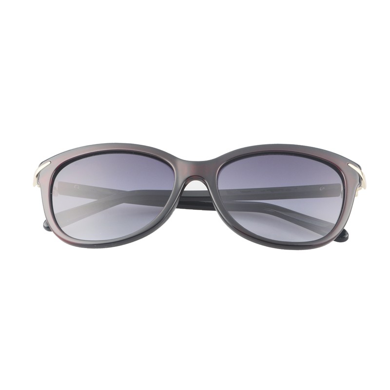 YZ-5789 PC sunglasses 2021 The latest fashionable dark grey PC frame men's sunglasses