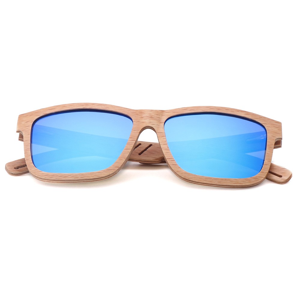 (RTS) SQ-56300-2 bamboo sunglasses 2021 high-quality biodegradable sunglasses bamboo for men and women shading