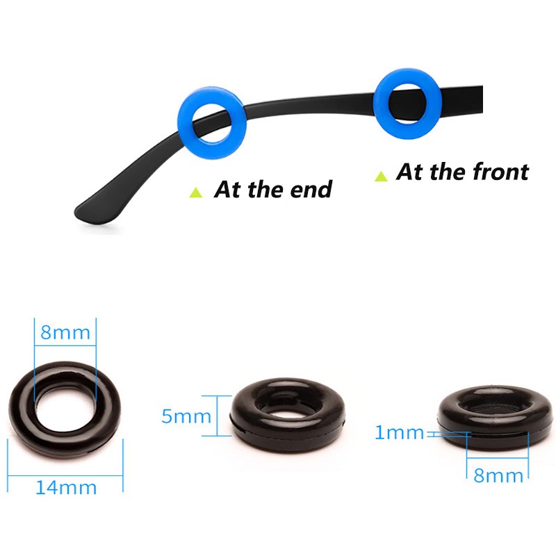 2021 fashion sun glasses silicone round ear hooks color non-slip sunglasses accessories in stock 2021 fashion sun glasses silicone round ear hooks color non-slip sunglasses accessories in stock