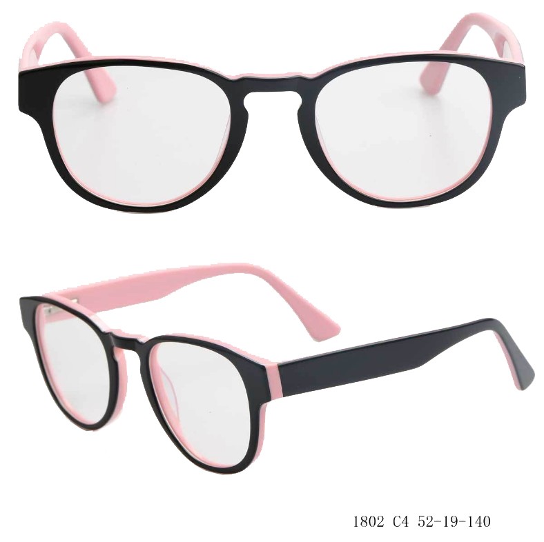 (RTS) GS-1802 acetate glasses 2021 new hot-selling acetate spectacle frame reading glasses