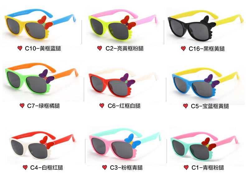 (RTS) SB-S8170 children sunglasses 2021 cute girls sunglasses logo custom polarized kids sun glass